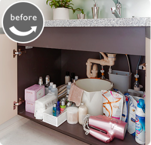 シンク下　リフォーム　整理